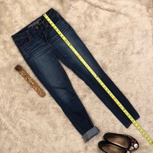 41” LONG American Eagle skinny high rise blue jean
